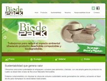 Tablet Screenshot of biodepack.com